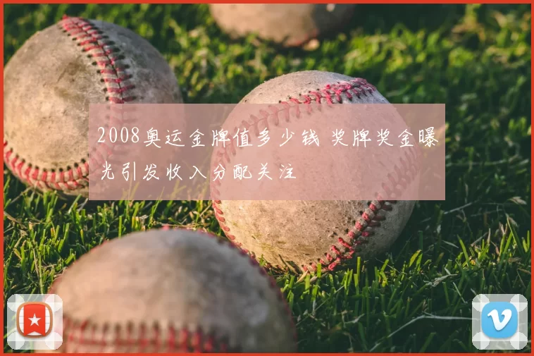 2008奥运金牌值多少钱 奖牌奖金曝光引发收入分配关注